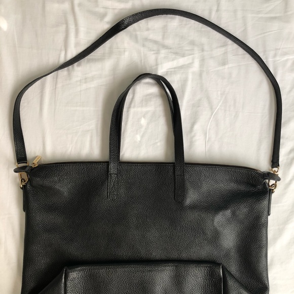 cuyana black tote